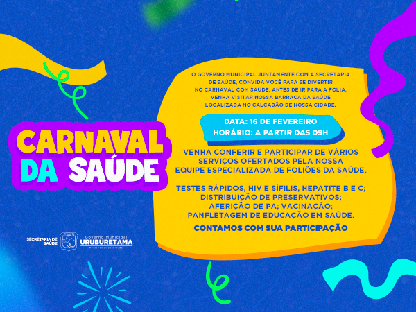 Carnaval da Saúde!